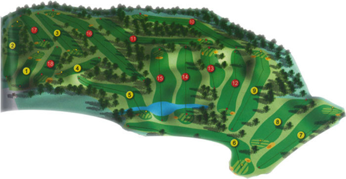 Slievenamon Golf Club Course Map